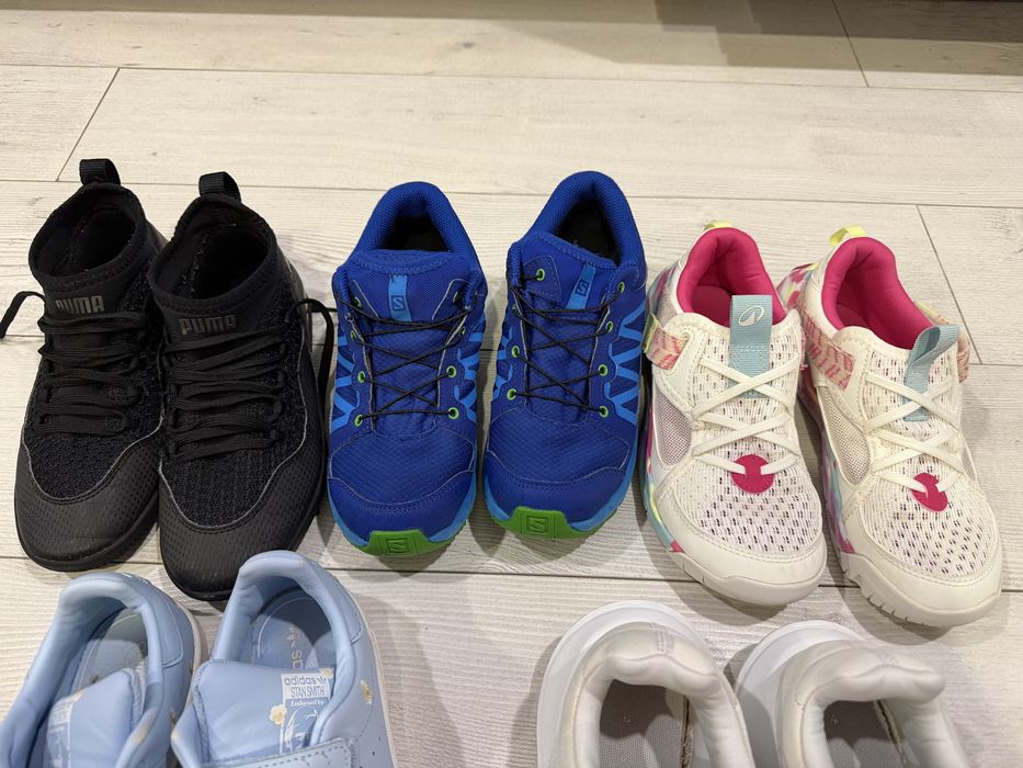 Оригинални маратонки Adidas, Puma, Quechua, Salomon номер 33-35