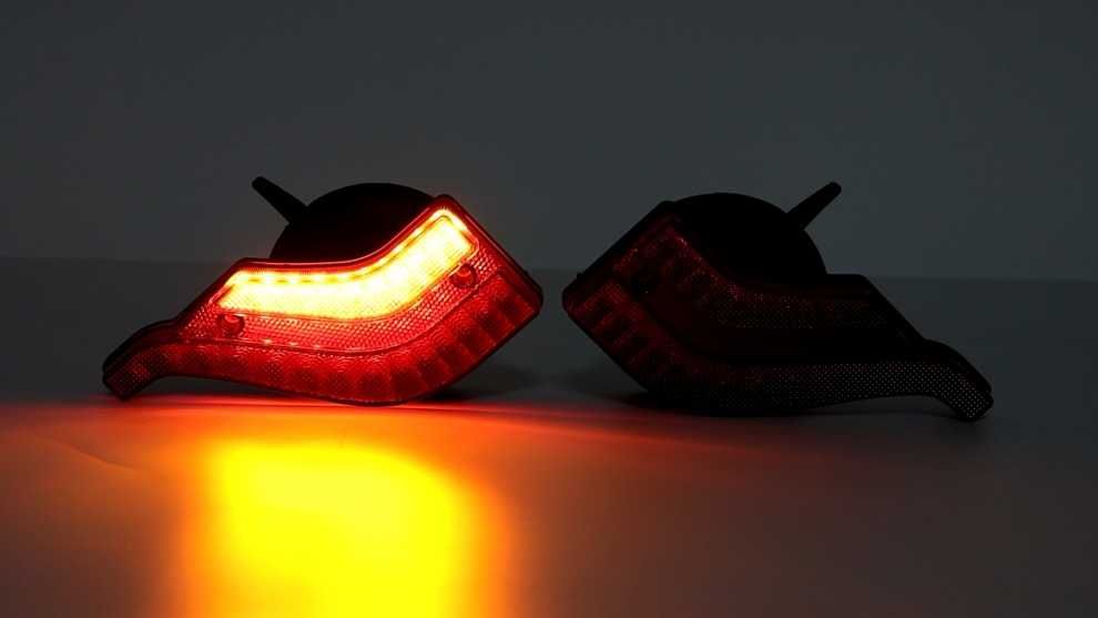 Безжични  Led стопове с магнит и вендуза, неон ефект 12V  за ремарке каравана платформа и др.