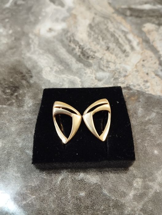 Золотые серьги , Россия, проба 585 , крупные