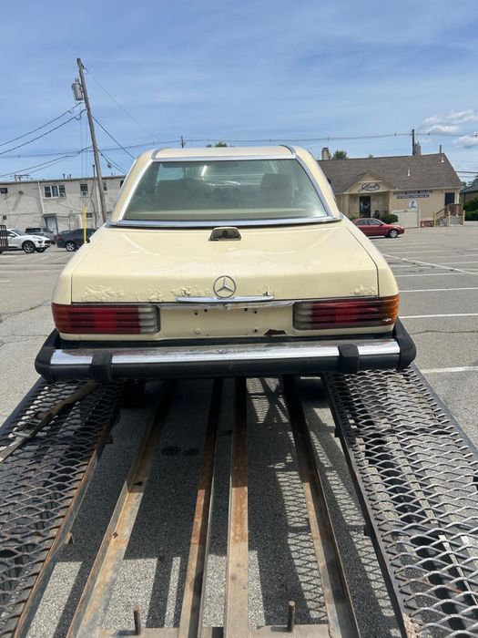 Mercedes 560 SL decapotabila, proiect