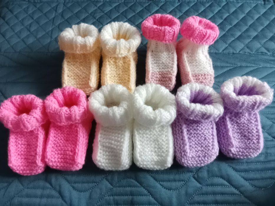 Теплые пинетки для маленьких