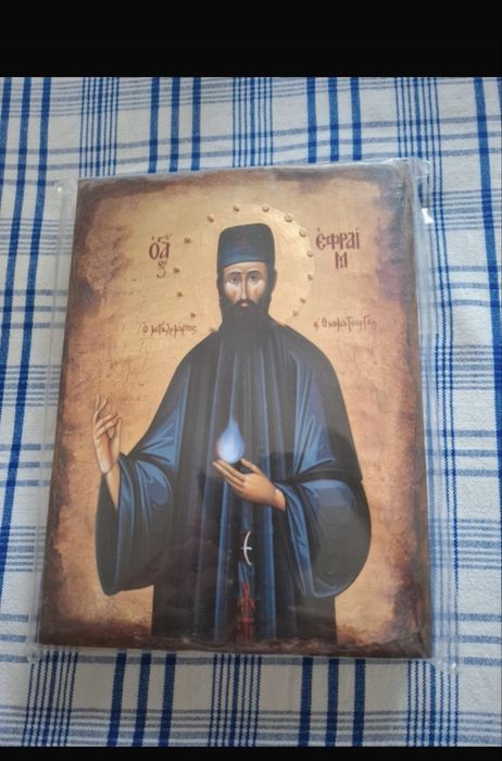 Icoana, pictogram lemn.Muntele Athos