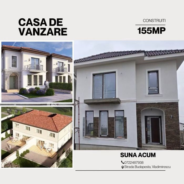 Casa noua la cheie direct de la proprietar