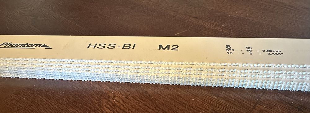 Pânze fierastrau Phantom HSS-BY-metal