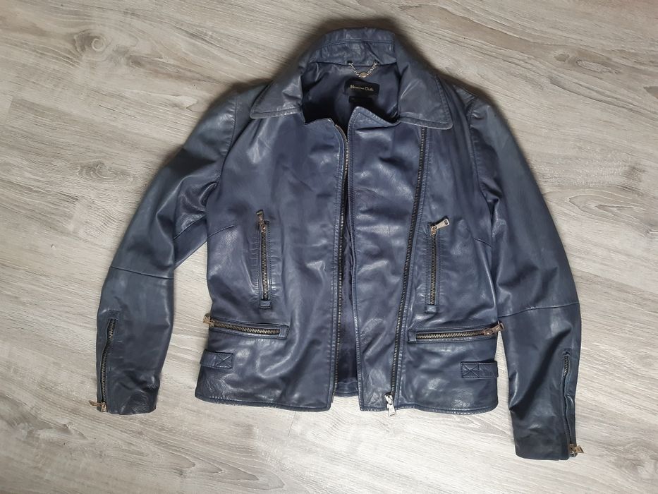 Massimo dutti geaca piele naturala