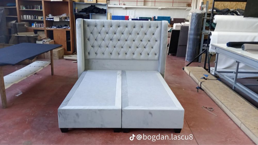 Paturi tapitate Moderne Komfort.ro /pentru mai multe modele