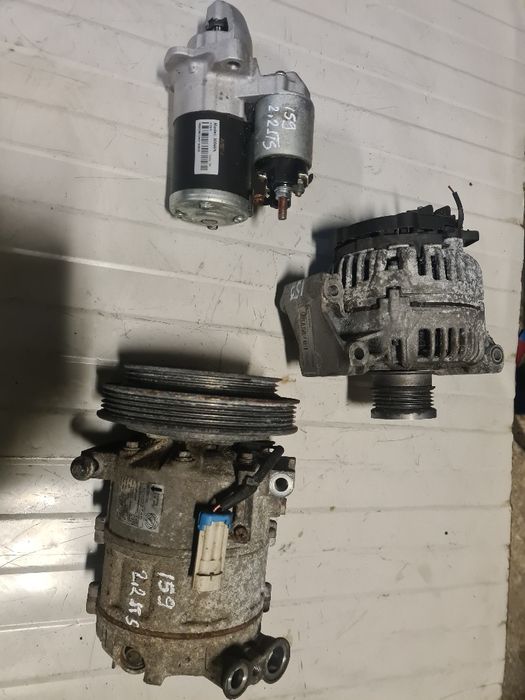 Compresor clima,alternator,electromotor alfa romeo 159,motor 2 2 jtd