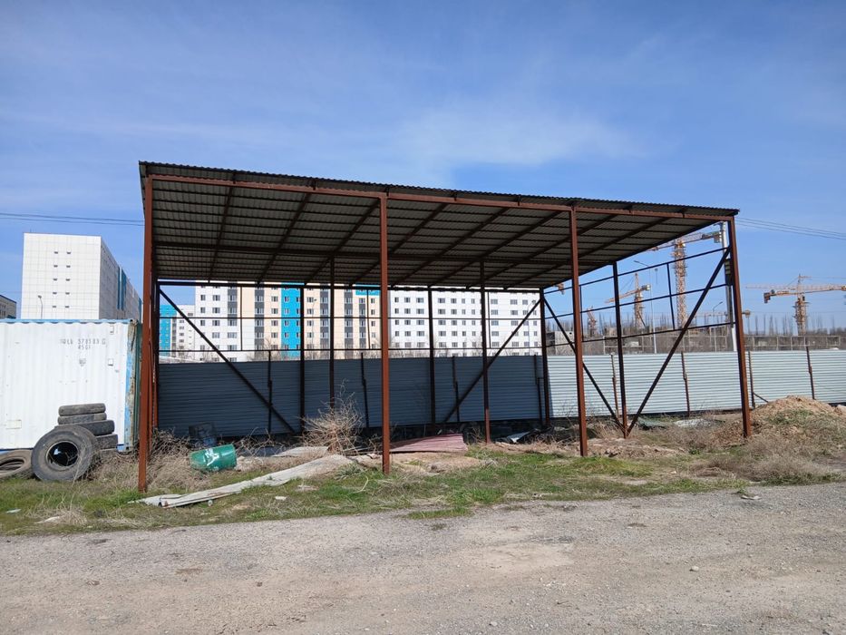 Навес маталический