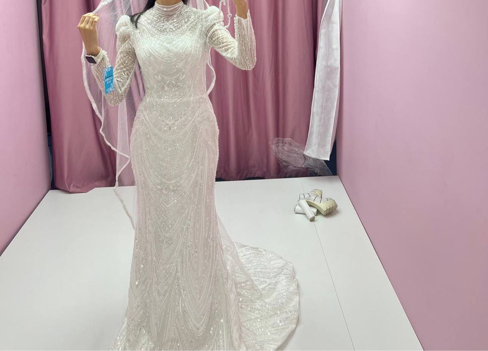 Свадебное платье S-M размера