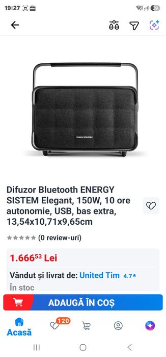 Boxa portabila 150w , noua