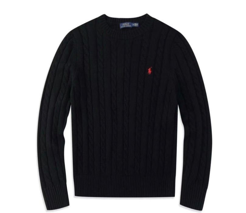 Поло свитр значок поло белый