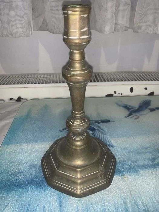 Sfejnic set de doua din bronz vintage