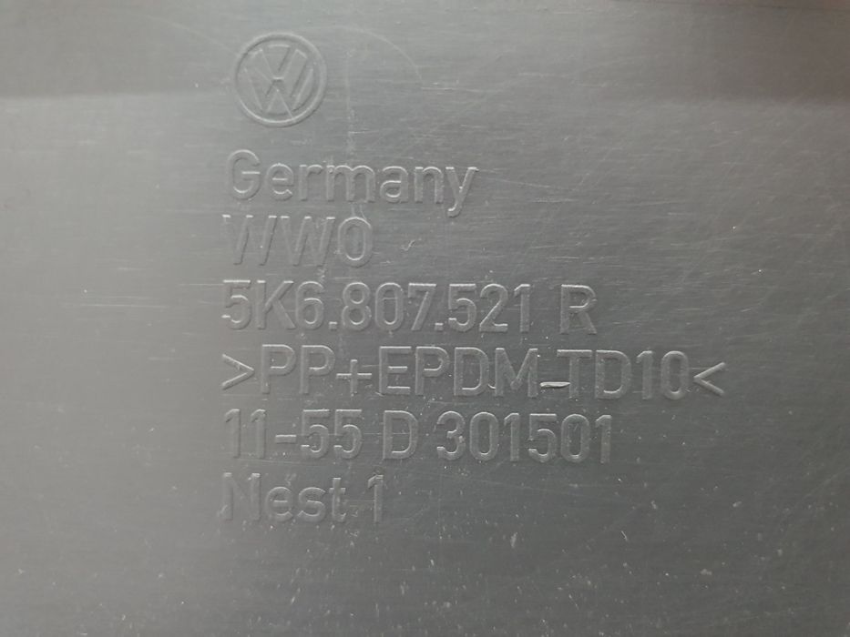 Дифузьор за задна броня за volkswagen golf 6