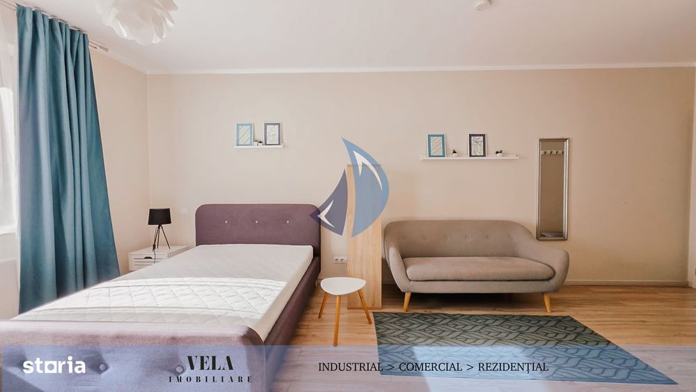 Studio semicentral, mobilat/utilat, zona excelenta