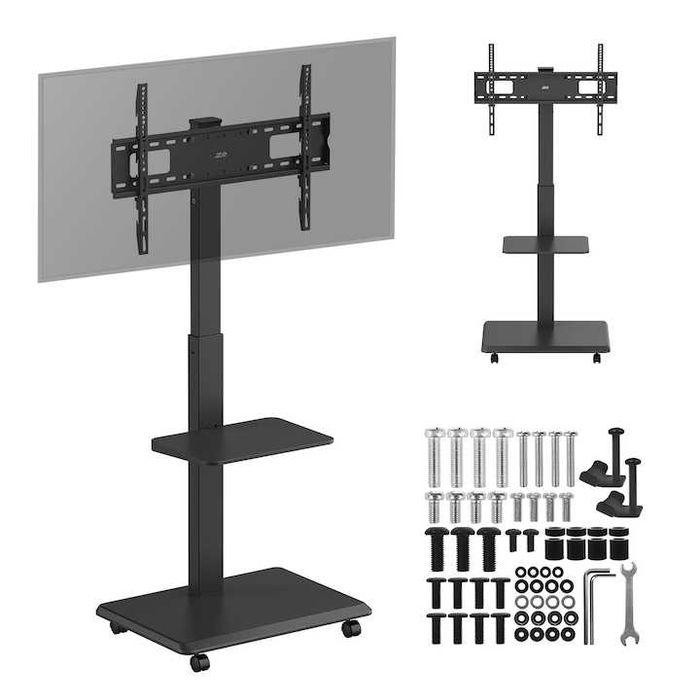 Suport TV 37-75", max. 50 kg, raft 5 kg, VESA 600x400, priza inclusa