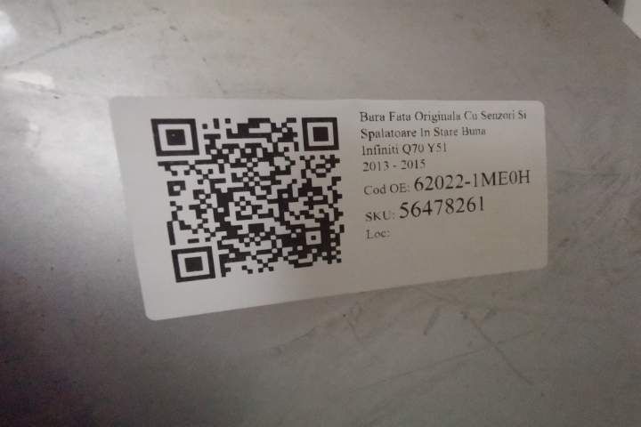 Bara Fata Originala Cu Senzori Si Spalatoare In Stare Buna Infiniti  Q