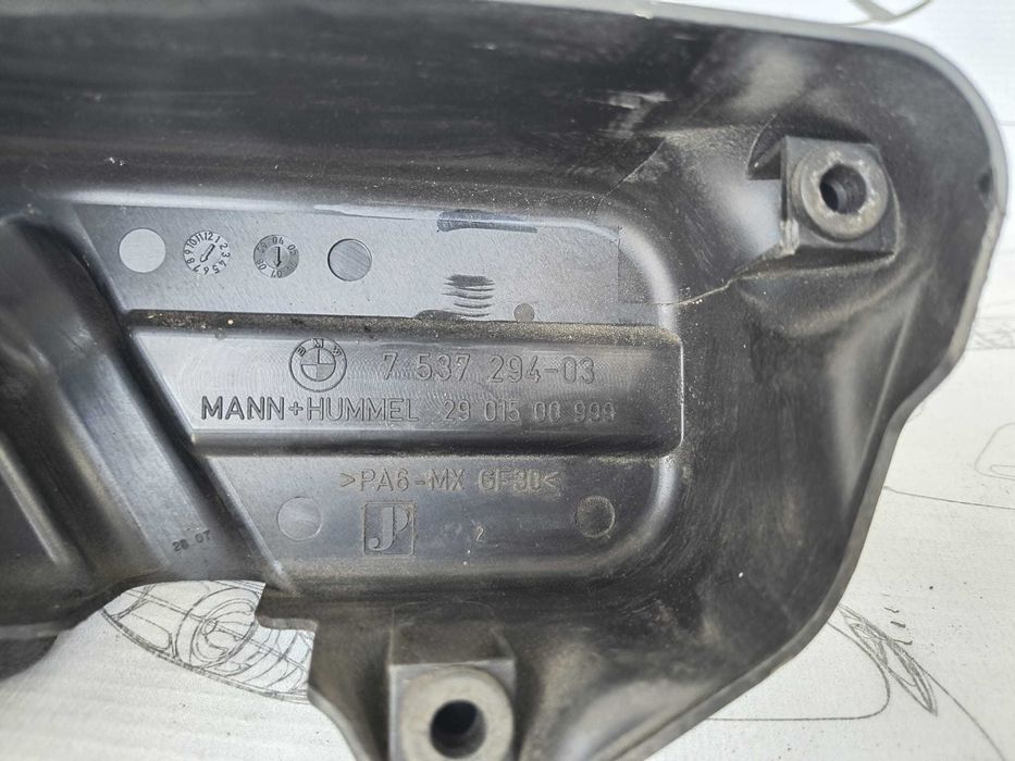 Capac Protectie Carcasa Filtru Ulei / Termoflot BMW Seria 5 E60 E61 2006 / 2004-2010 Cod OEM 11427537294 (5B2)