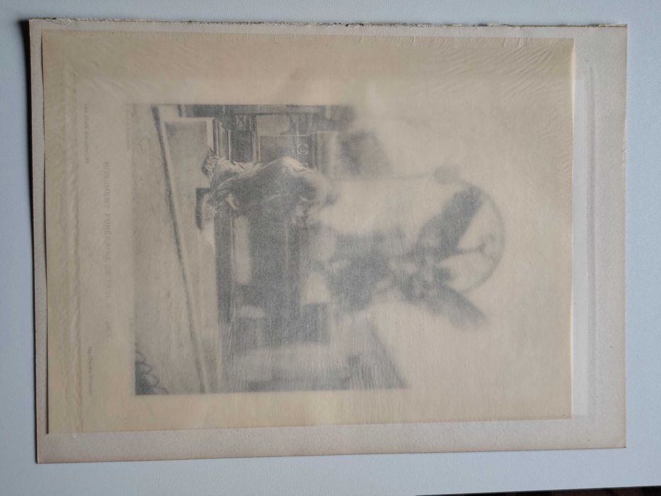 Monument funéraire – Planșă – Paul Baudry, gravură sec. XIX