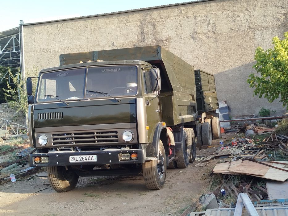 Камаз 5511 с прицепом  четкий