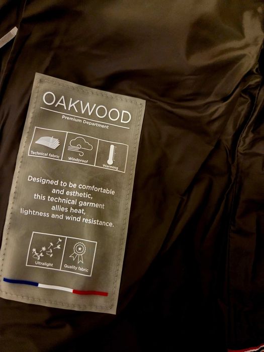 Geacă de lux Oakwood din piele naturală și izolație 3M Thinsulate, Nouă