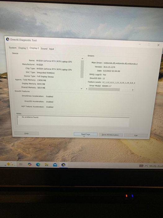 Laptop Gaming Acer Nitro , Ryzen 7 , RTX 3070