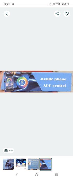 YAOBLUESEA Bandă LED pentru iluminare interioară auto 6,5 m Kit de ilu