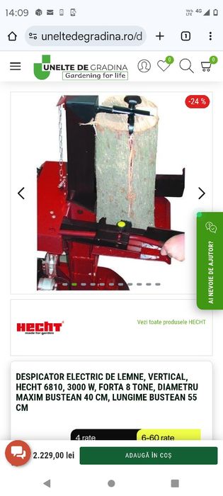 De crăpat lemne nou