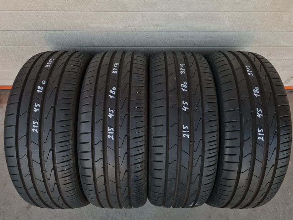 Летни гуми 4 броя HANKOOK VentusPrime3 215 45 R18 дот 3319