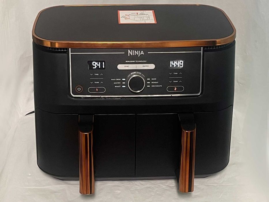 Фритюрник с горещ въздух Ninja Foodi MAX Dual Zone AF400EUCP (9.5L)