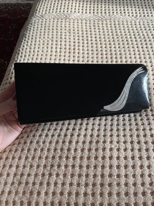 Клатч вечерний замшевый