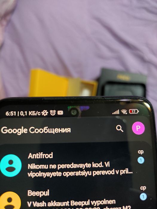Xiaomi Poco X3 NFC 6/64gb sotiladi