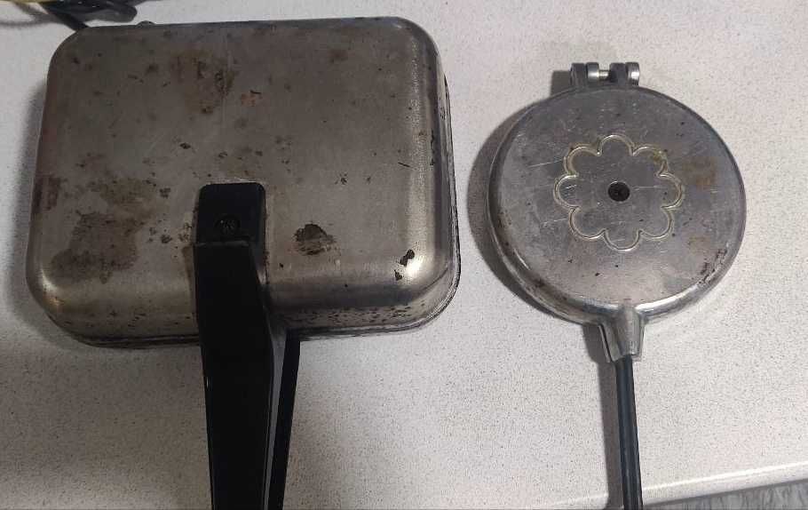 Вафельница СССР Электрическая 1989Г и Вафельница на газу для форм