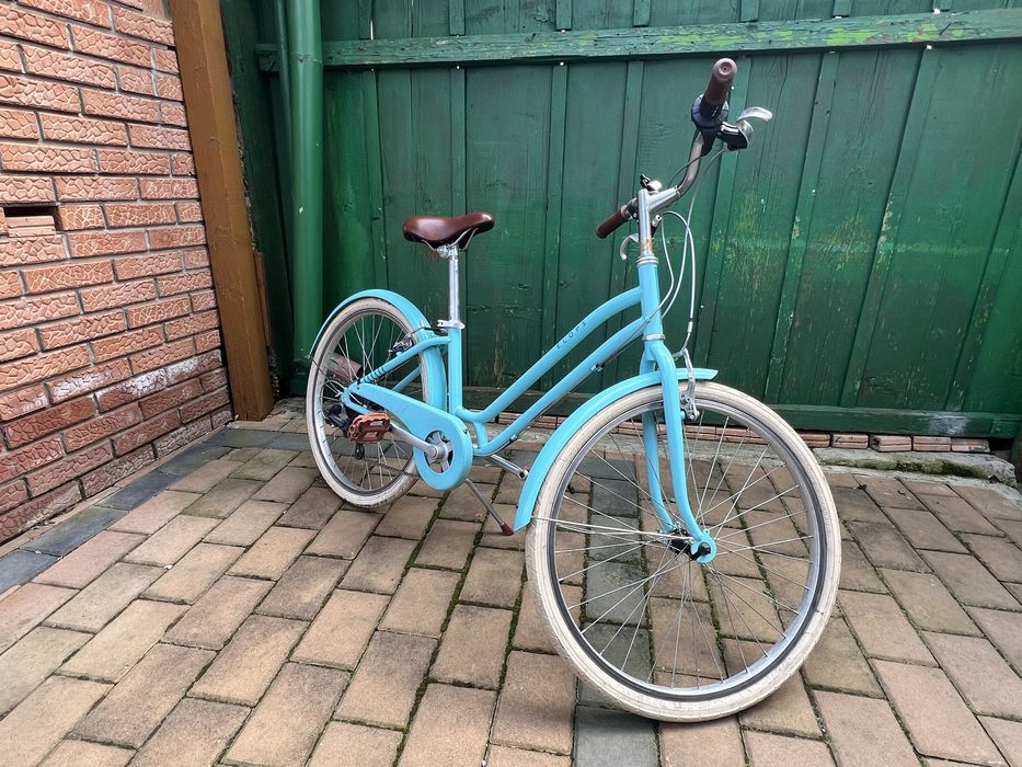 Bicicleta fete copii 24” albastru deschis