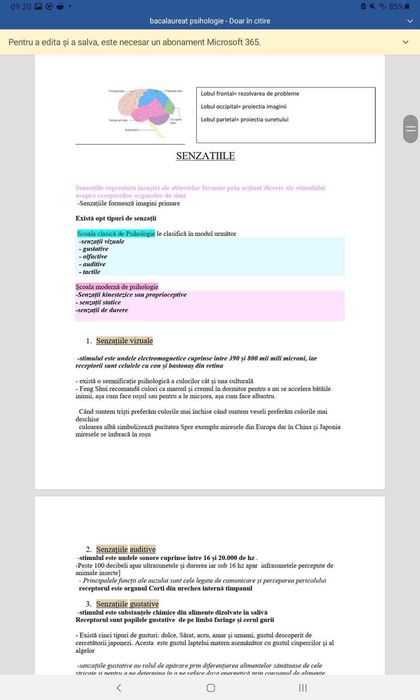 Materiale bacalaureat psihologie
