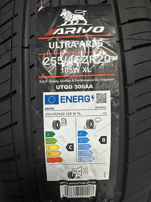 Нови летни гуми ARIVO ULTRA ARZ5 255/45R20 105W XL НОВ DOT