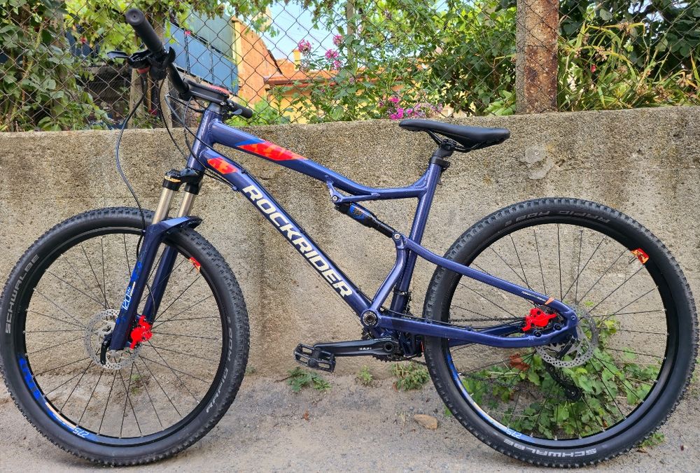Мекица 27.5 цола L размер Rockrider 2x9 скорости Въздушен шок Алуминиево