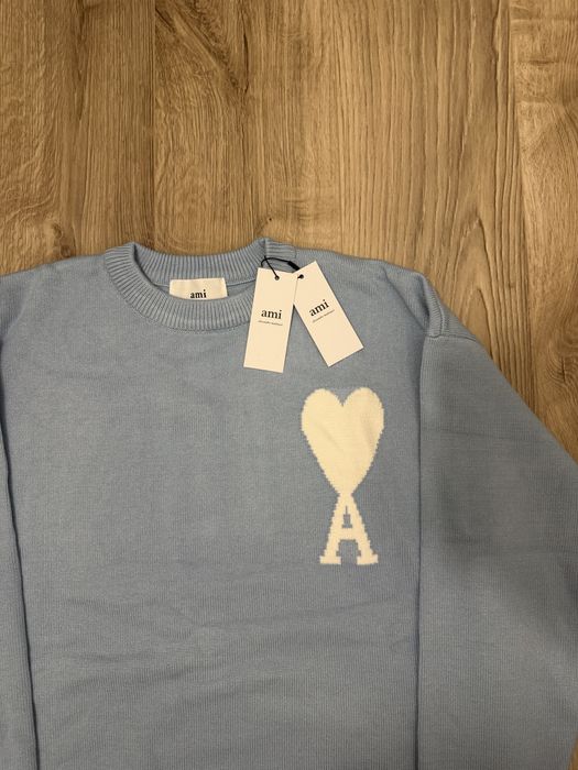 Bluza AMI Paris blue and White