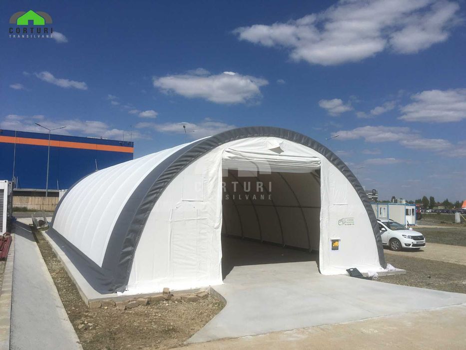 Cort industrial semirotund.