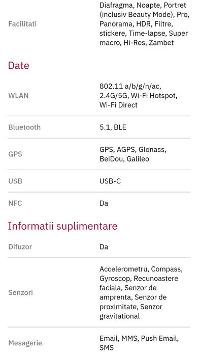 Telefon Honor magic 5 lite, 5G, 256 GB