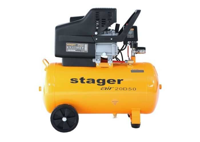 Compresor Aer Stager Air 20D50 50L 1.5KW Debit 200L/min Stoc Mogosoaia