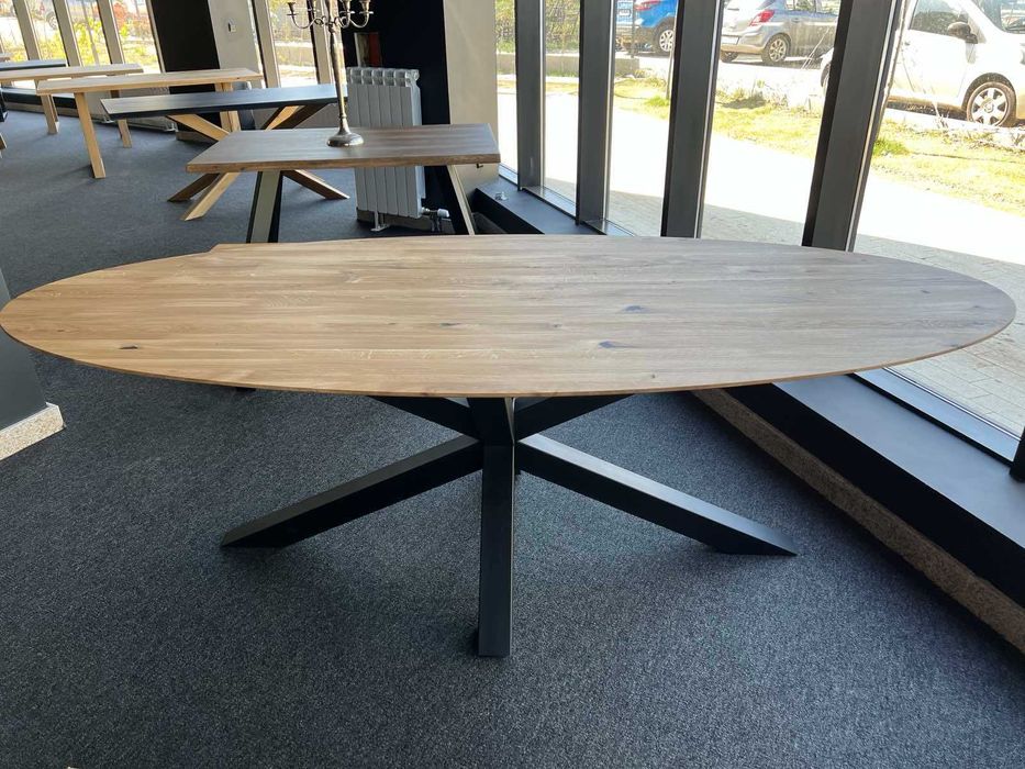 Луксозни маси от МДФ + дъбов фурнир