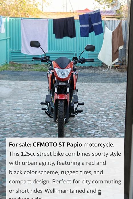 Продам  мини-мотоцикол питбайк