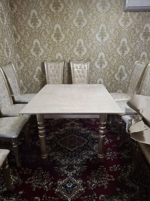 12 tali stol stul yangi