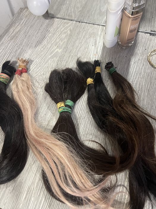 Продаю натуральные волосы 30-40 см