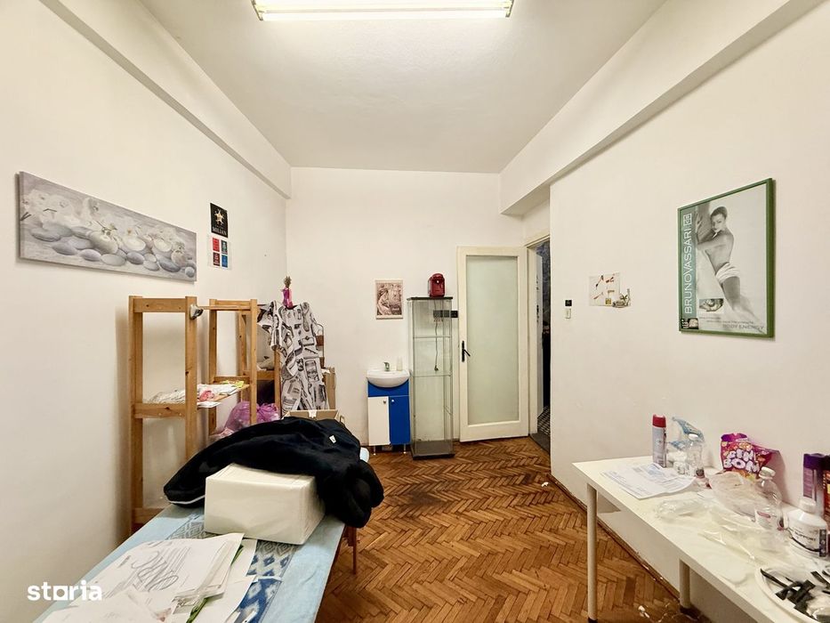 Calea Victoriei ap 2 camere cu terasa parter risc 1