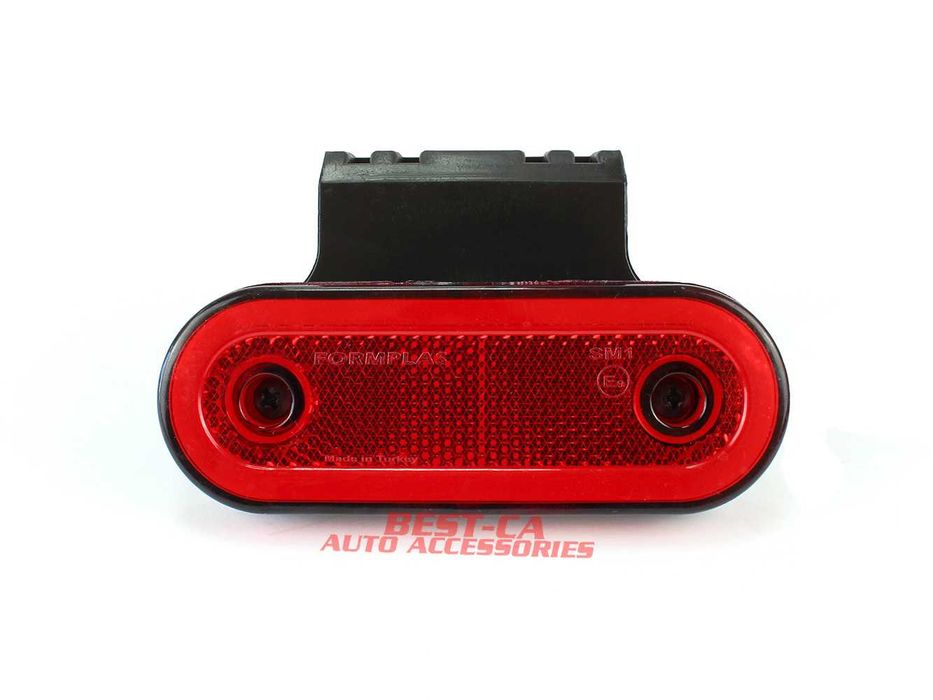 Неонови червени габаритни светлини 12-24V за кемпер, ремарке, камион