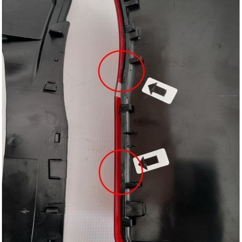 Stop spate lampa Bmw X5 (E70), 04.2010-11.2013, spate, Stanga, partea exterioara; LED+P21W+W16W; fara suport bec, TYC - Ornament Lateral Dezlipit