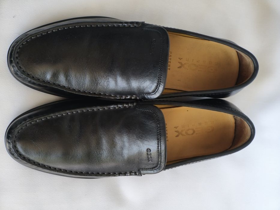 Geox, мъжки мокасини естествена кожа, номер 43