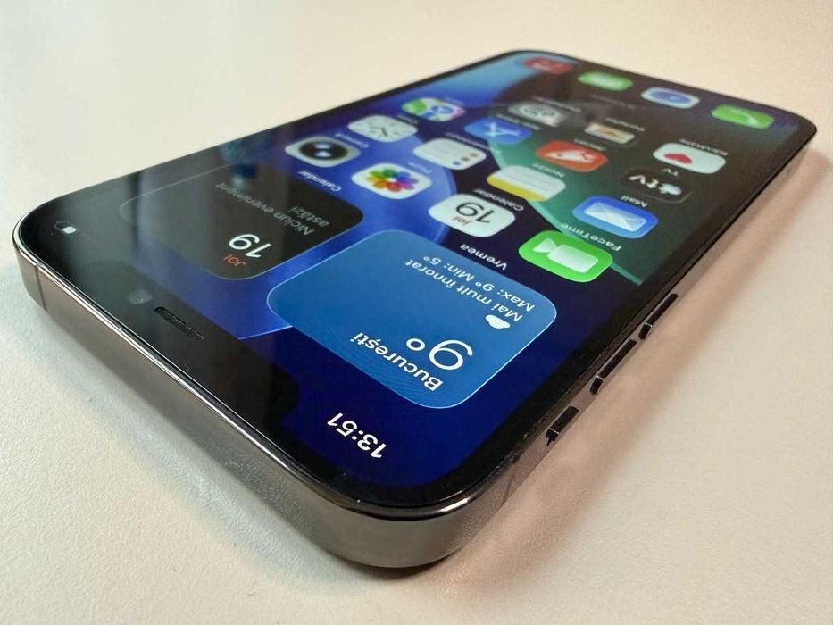  Apple / iPhone 12 Pro 128 Gb / Graphite / 100% Acumulator