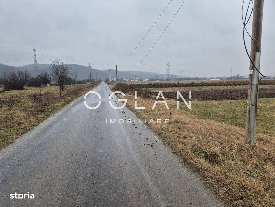 Teren extravilan 11.300 mp, front 39 m, Selimbar